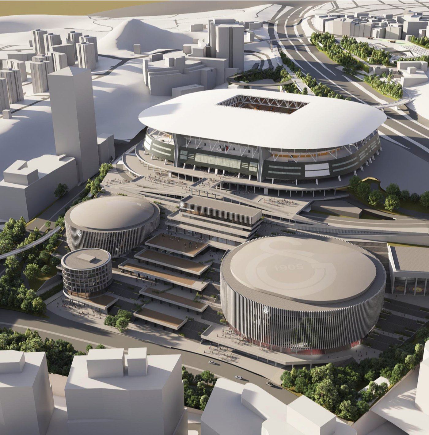 GALATASARAY ALI SAMI YEN SPORTS COMPLEX ASLANTEPE INDOOR SPORTS HALLS AND TRAINING CAMP